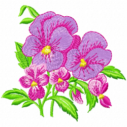 Flowers And Tree Embroidery Design 9 Flowers And Tree Embroidery Design 9
